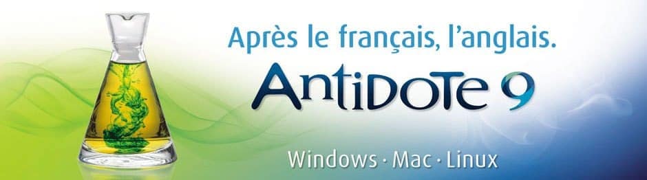 Antidote 9 - L'anglais est maintenant disponible