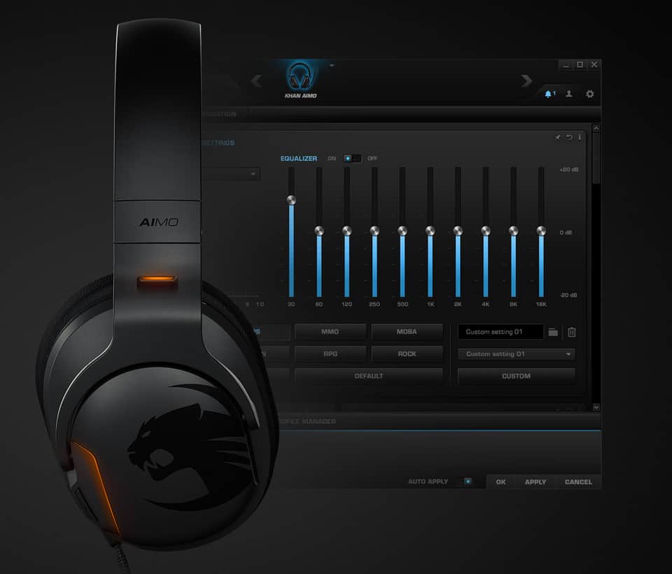 Roccat Khan AIMO - Suite logiciel