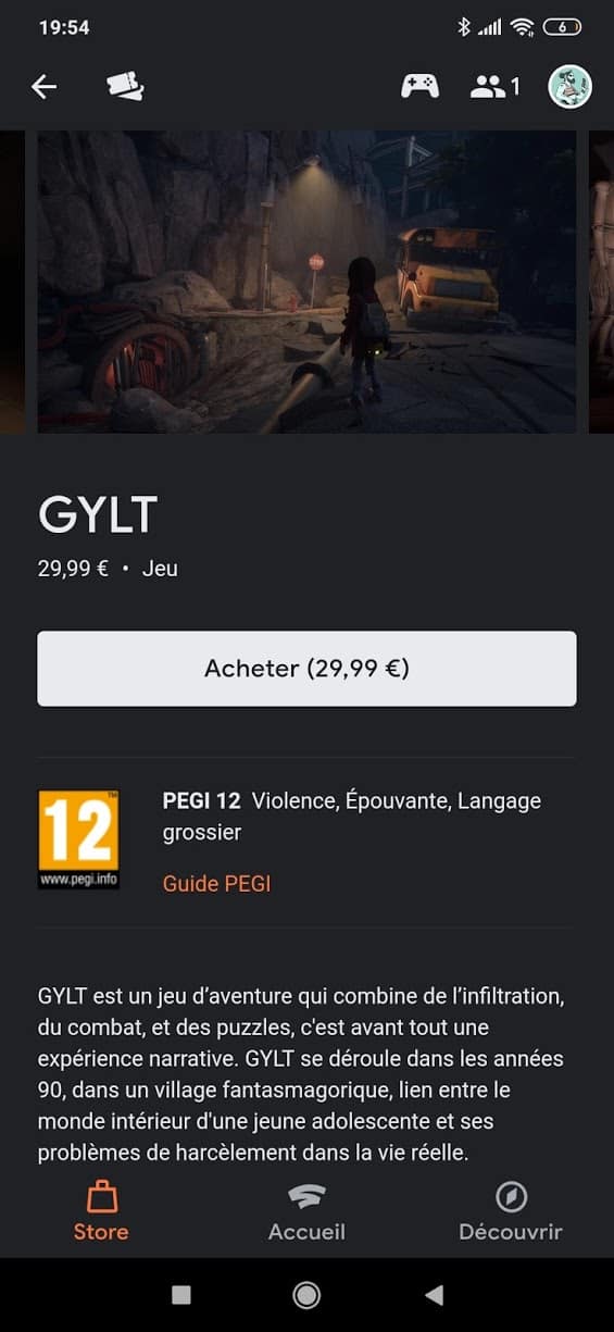 Acheter Gylt sur Google Stadia