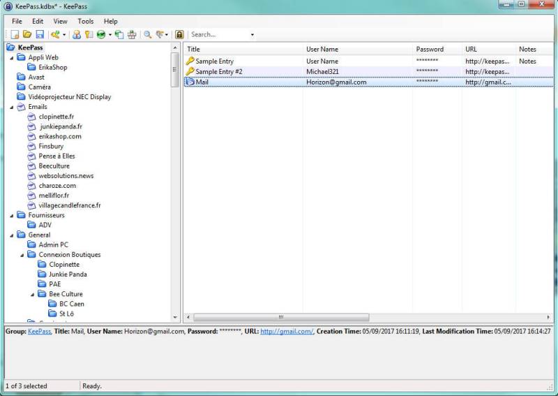 Keepass est multiplateforme et open source