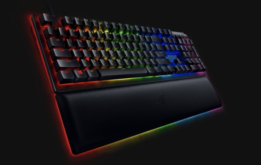 Le Razer Huntsman Analog V2 et son repose-poignets