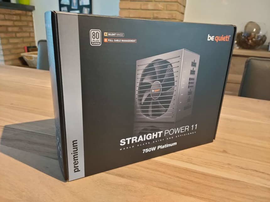 Le packaging de la be quiet! Straight Power 11