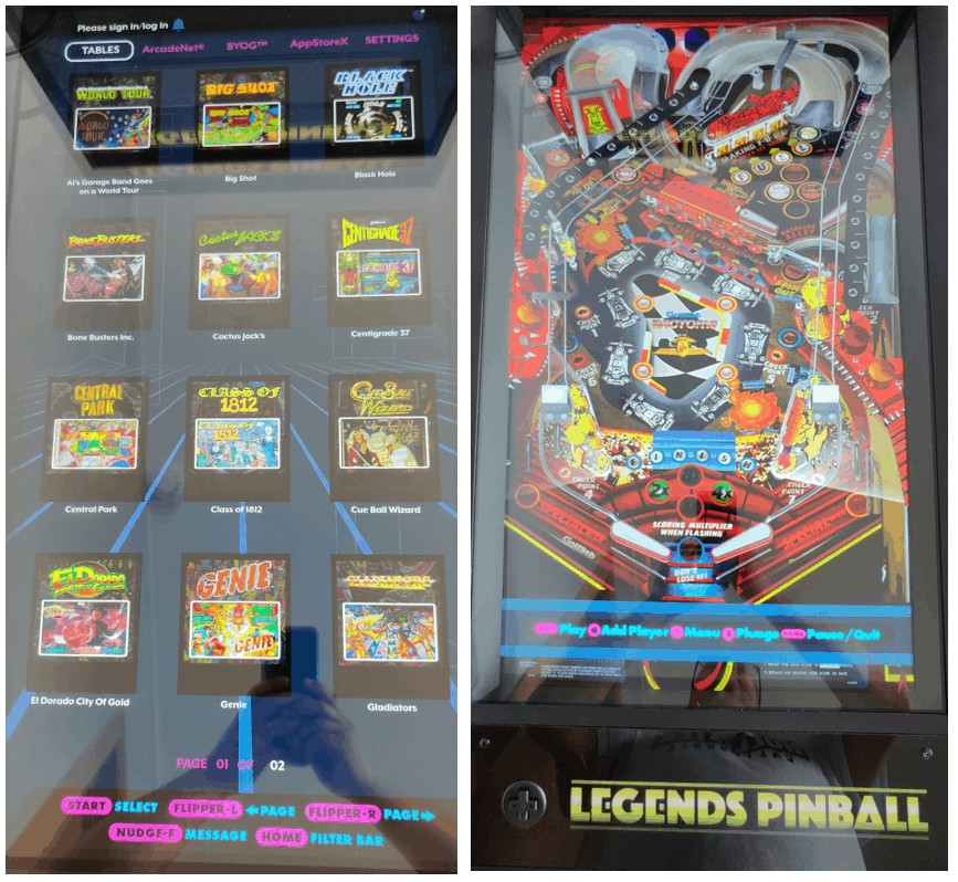 legend pinball