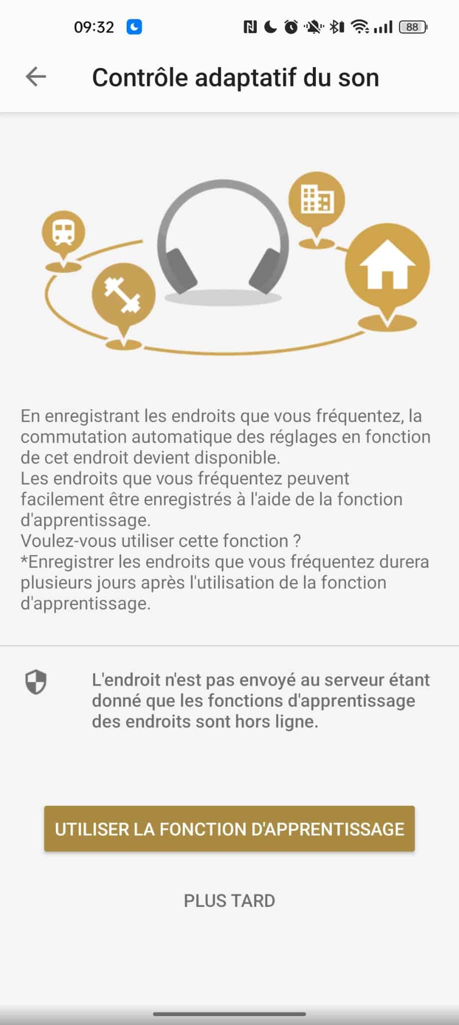 Sony LinksBuds S - la partie logicielle vous prends par la main