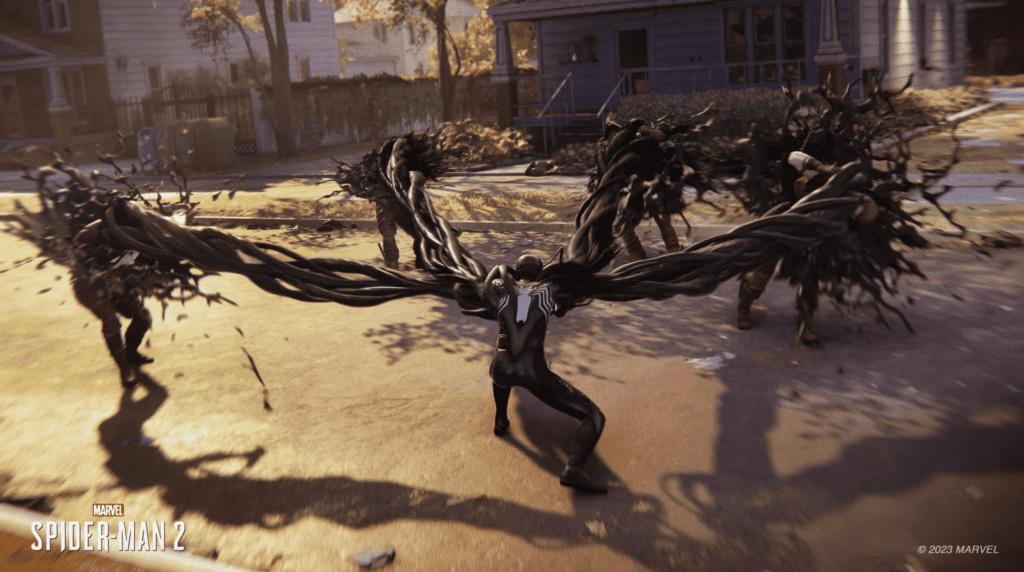 Des images du gameplay de Marvel’s Spider-Man 2